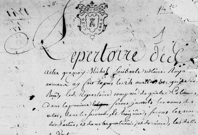 Archives départementales de la Sarthe (4 E 18/395)