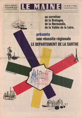 « Le département de la Sarthe, une réussite régionale », article extrait du Maine Libre du 12 décembre 1964 (Archives départementales de la Sarthe, Per 69).jpg