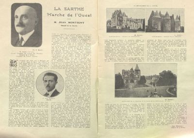 L'Illustration économique et financière, numéro spécial La Sarthe, Paris, G. Cadet imprimeur, 1926 (Archives départementales de la Sarthe, 15 F 4)