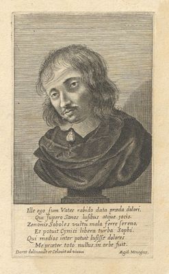 portrait en buste de Paul Scarron, gravure de Pierre Daret, 1663-1664 (Archives départementales de la Sarthe, 18 J 769).jpg