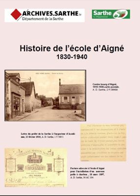 couverture de l'atelier « Histoire de l'école d'Aigné »..jpg