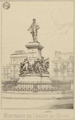 monument de Chanzy au Mans, gravure, s. n., 1894 (Archives départementales de la Sarthe, 3 Fi 293).jpg