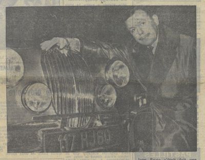 photographie extraite de l'article « Jean Bruce », Ouest-France, numéro du mercredi 27 mars 1963 (Archives départementales de la Sarthe, Per 1070, mars 1963)..jpg