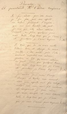 cahier de chansons, début du XIXe s. (Archives départementales de la Sarthe, 1 J 1224)