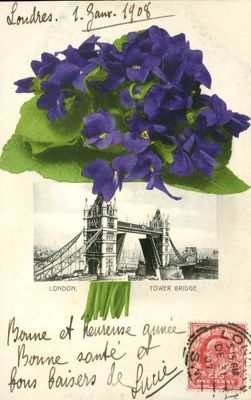 London Tower Bridge, carte postale, début XXe siècle (Archives départementales de la Sarthe, 2 Num 38_39).jpg